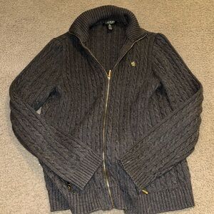 Women’s Ralph Lauren sweater jacket Sz XL